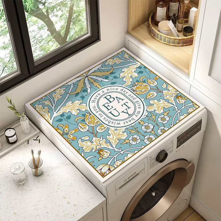 Decorative Floral Laundry Counter Mat Kalsten