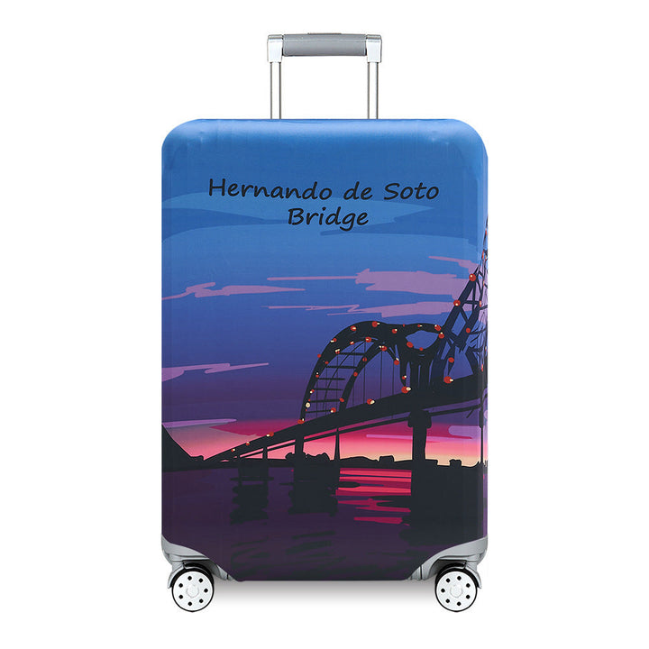 Unisex nan Kids Luggage Cover for Hard Shell Suitcases with Fun Space Design made of Elastic Polyester-Spandex Kalsten