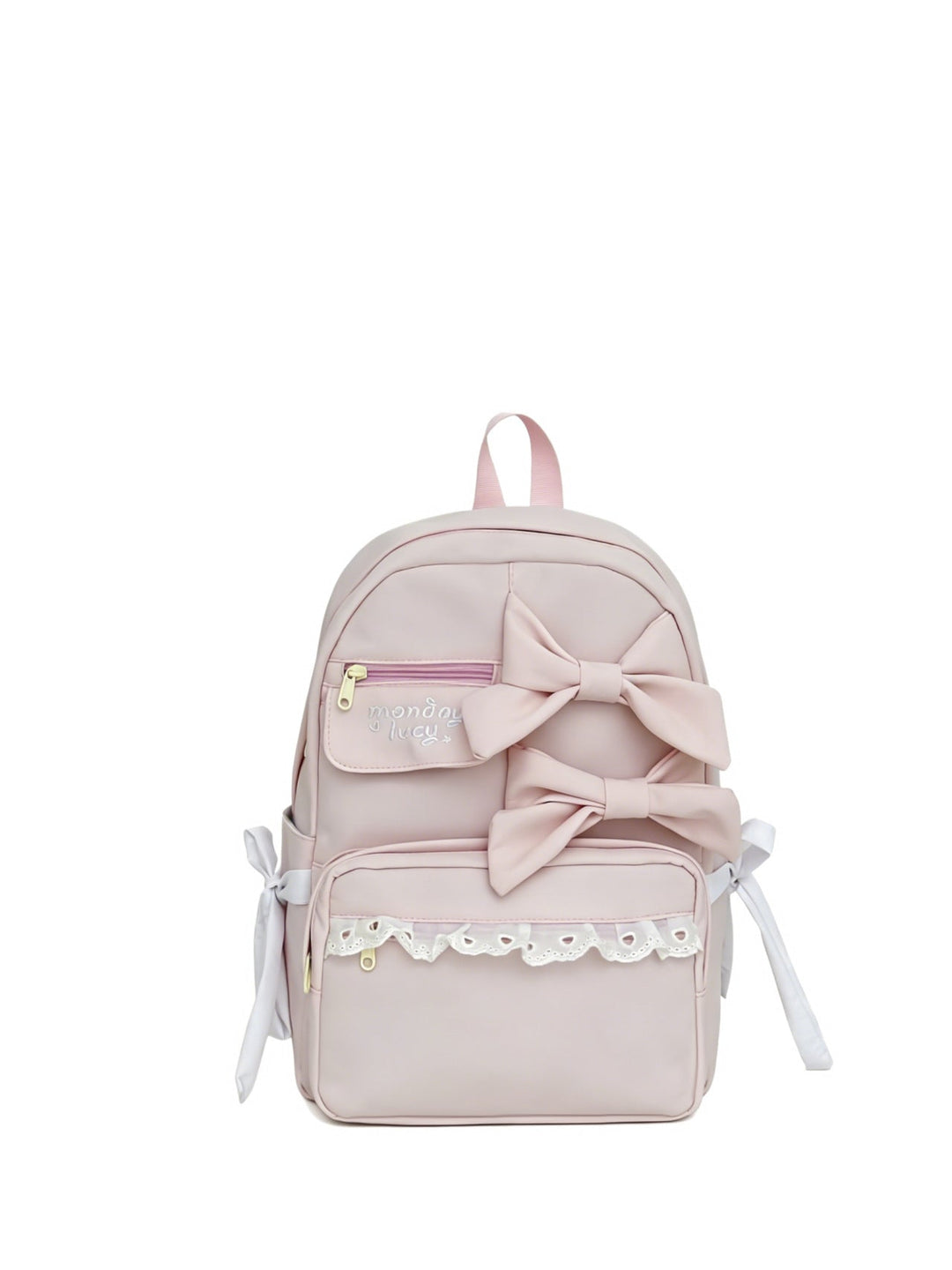 Cute Bow-Accent School Backpack Kalsten