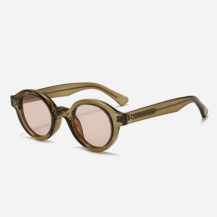Women's Fashion Round Sunglasses with Stylish Accents Kalsten