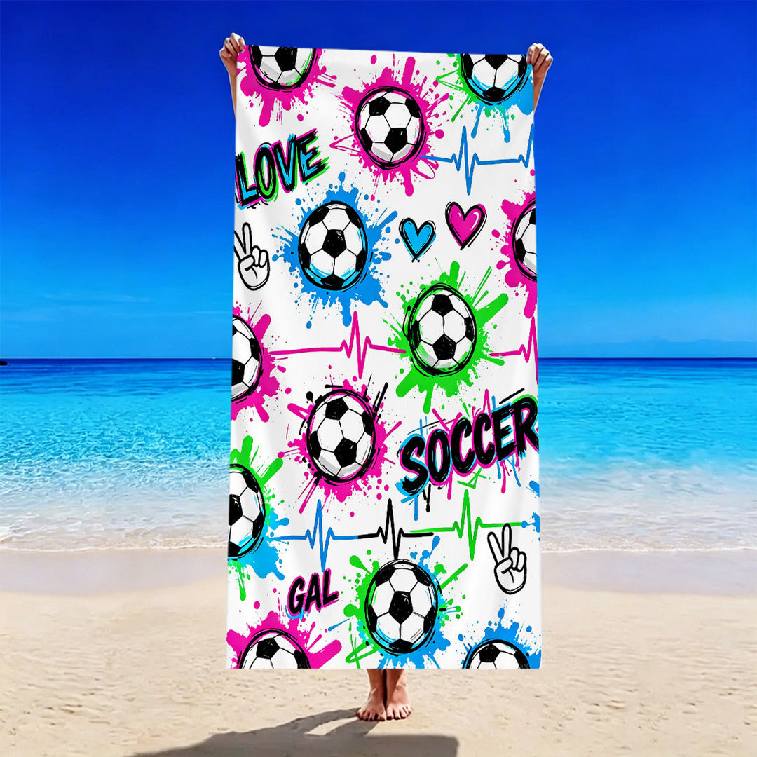 Football-themed beach towel Kalsten
