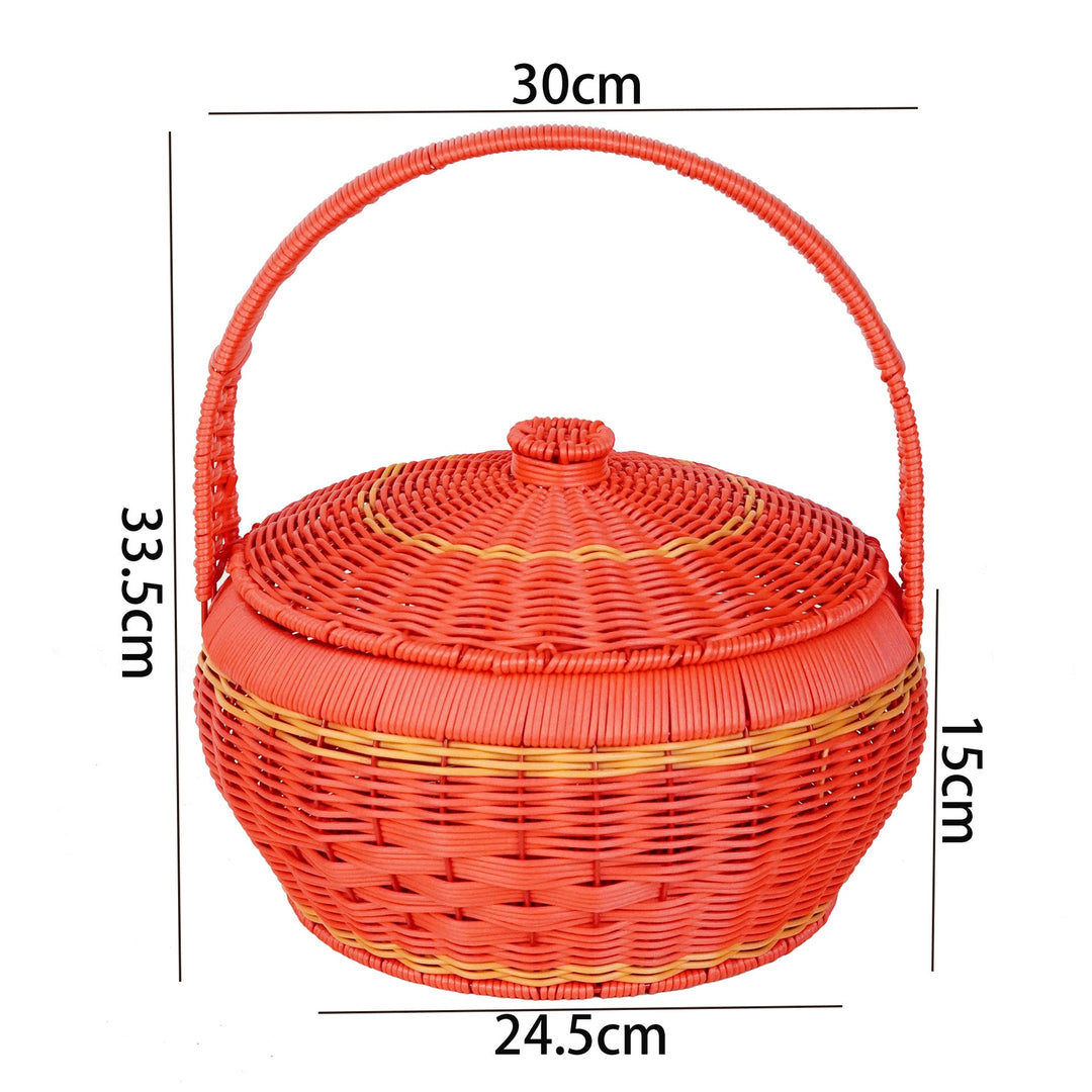 Women's Elegant Laundry Basket with Lid and Practical Handles Kalsten