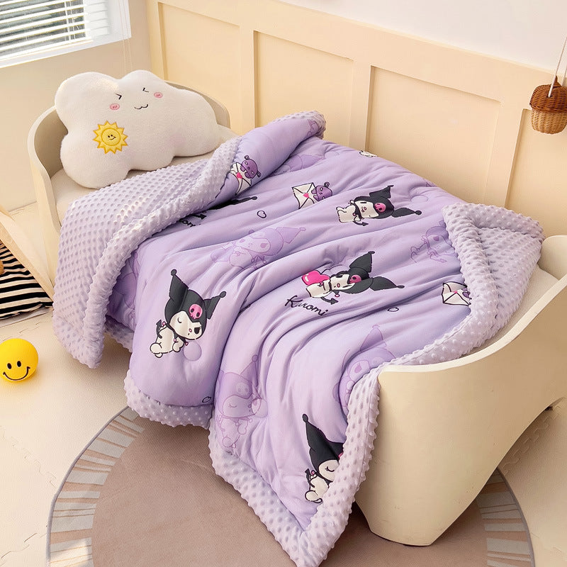 Girls cuddly blanket with versatile animal motif Kalsten