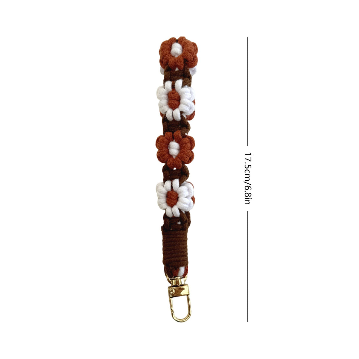 Floral Macrame Keychain Holder Acalora 1788942629