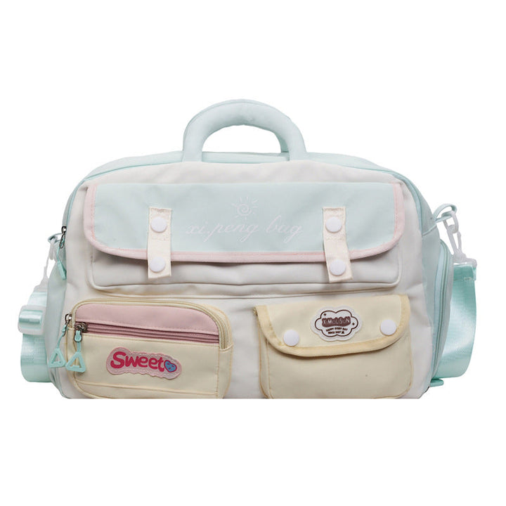 Sporty Shoulder Bag With Multifunctional Compartments Kalsten