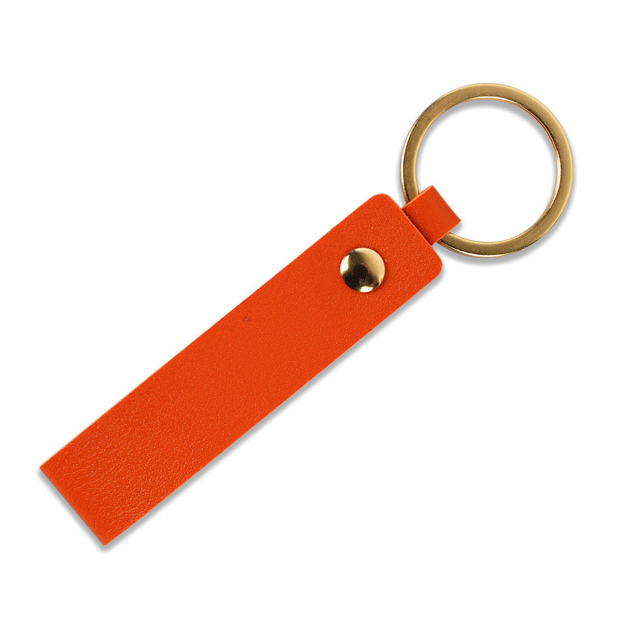 Unisex keychain made of high-quality artificial leather with practical loop Kalsten
