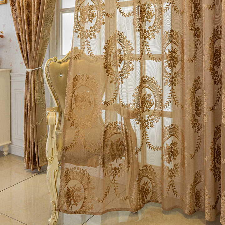 Elegant Sheer Lace Curtains Kalsten