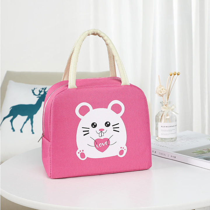 Insulated Lunch Bag with Playful Fox Design Kalsten