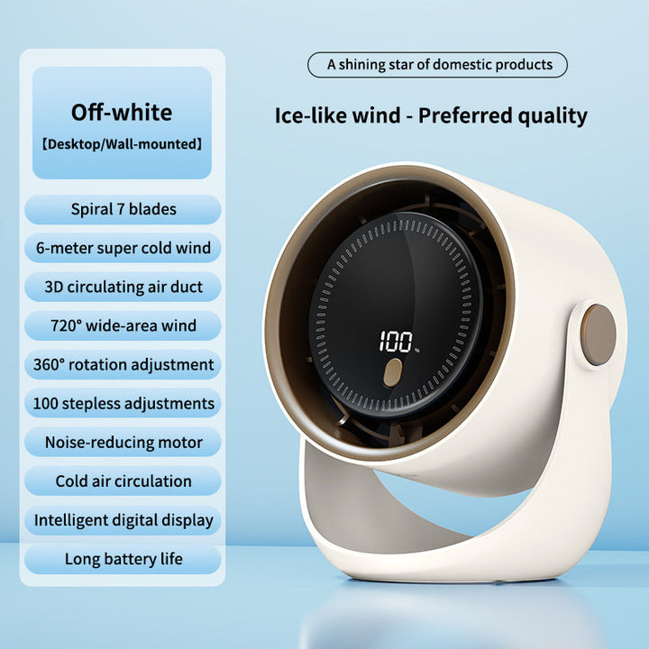 Unisex Digital Air Circulator Fan Kalsten