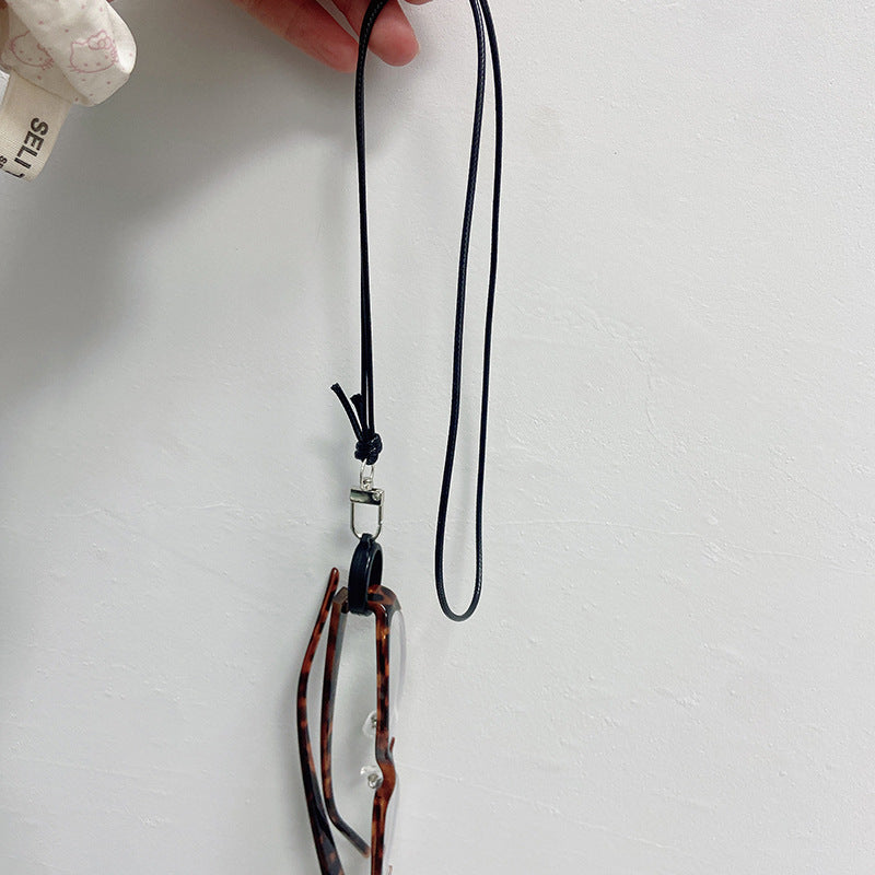 Fashionable Glasses Holder Chain Made of High-Quality Leather Kalsten