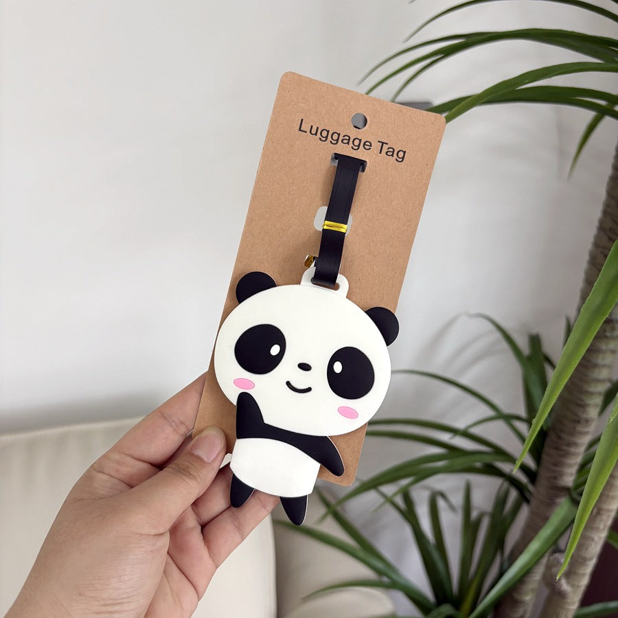 Cute Panda-Themed Luggage Tag Kalsten
