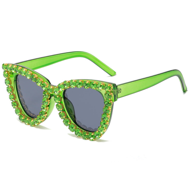 Women’s extravagant oversized sunglasses with crystal embellishments Kalsten