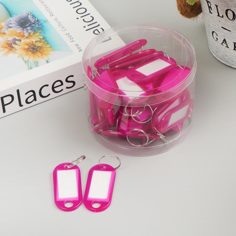 Unisex Labels Keychain with Writable Area Kalsten