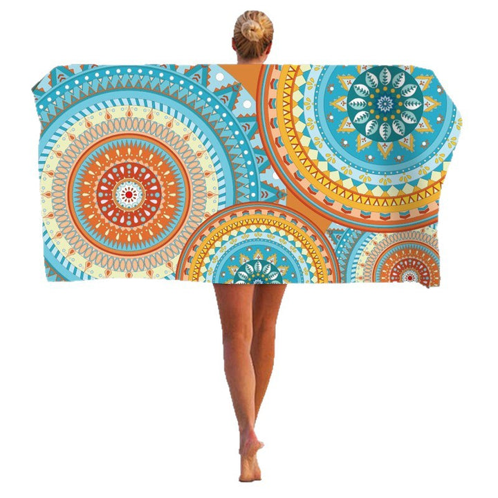 Beach towel with unique graphic pattern Kalsten