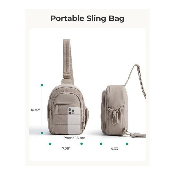 Practical shoulder bag with additional compartment Kalsten