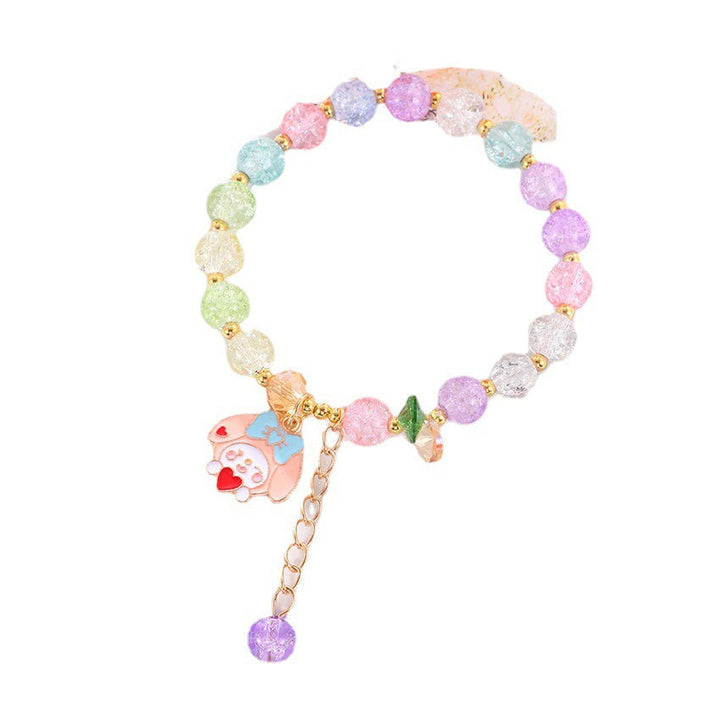 Playful bracelet with colorful glass beads Kalsten