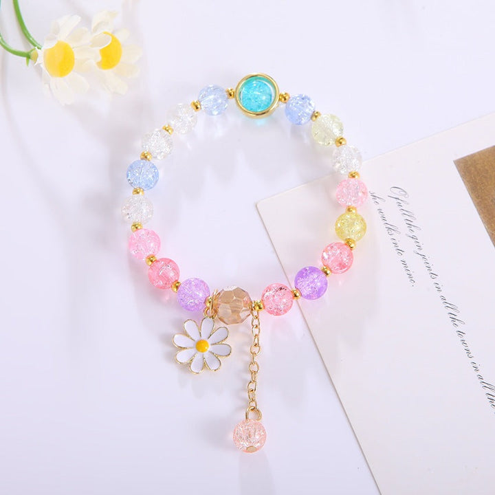 Elegant bracelet with flower pendant Kalsten