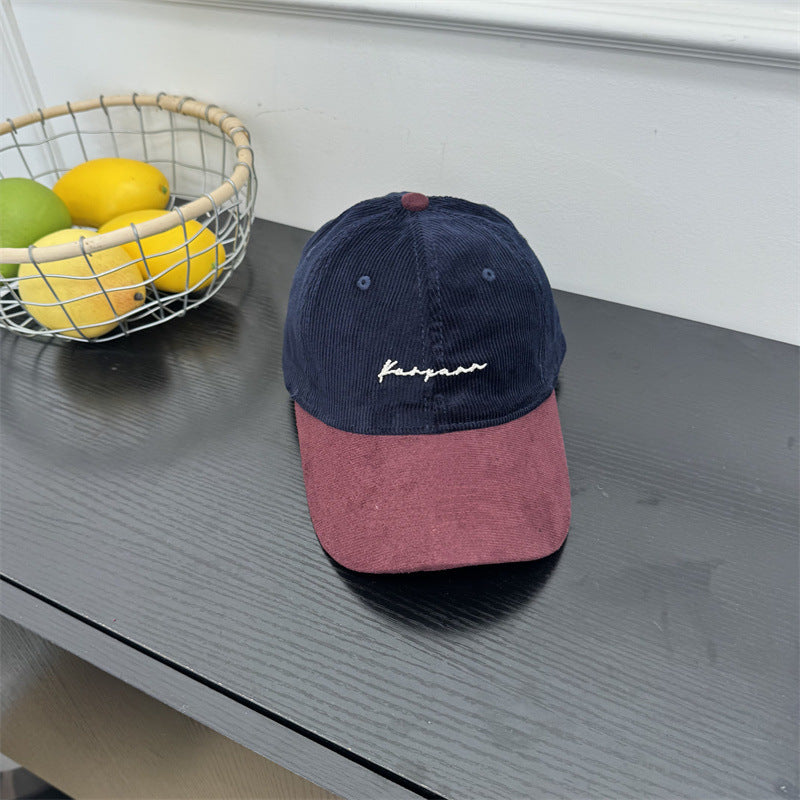 Men's Corduroy Brimmed Baseball Cap Kalsten