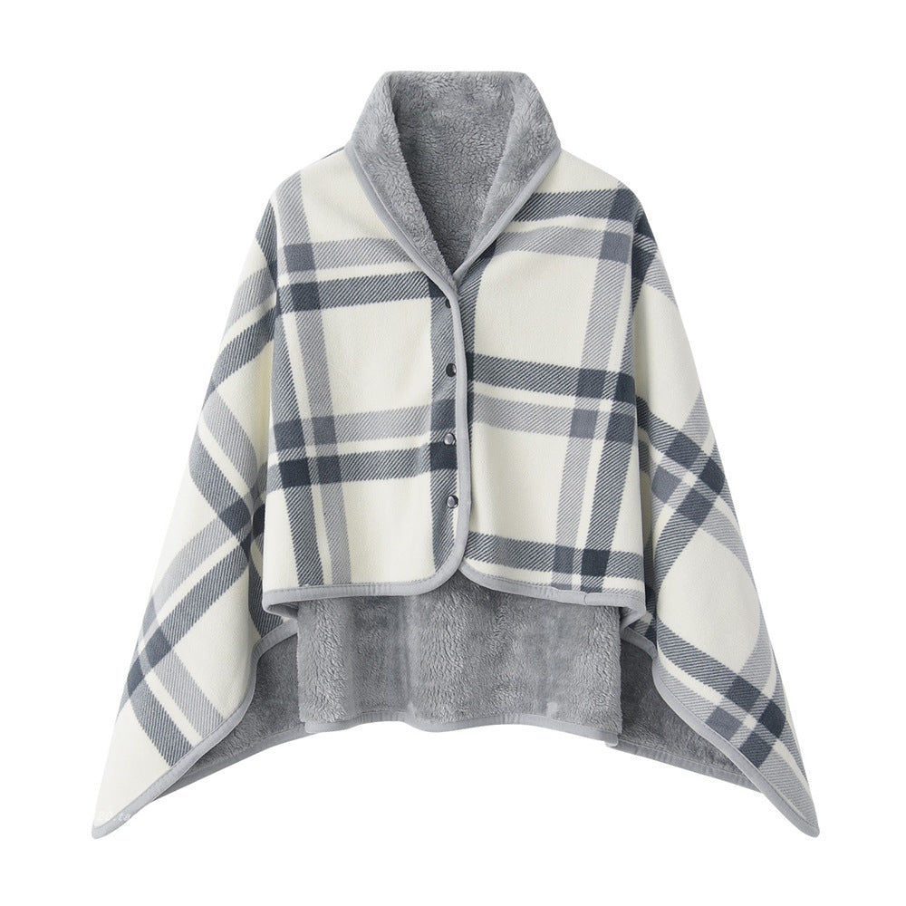 Women Cozy Blanket Poncho Kalsten