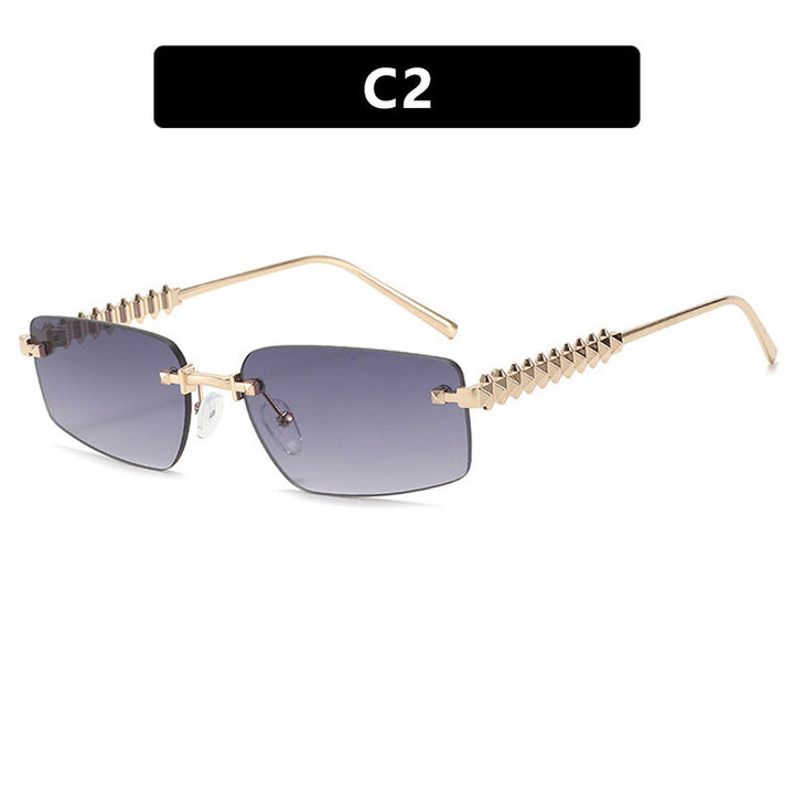 Women's square sunglasses with filigree frame and luxurious accents Kalsten