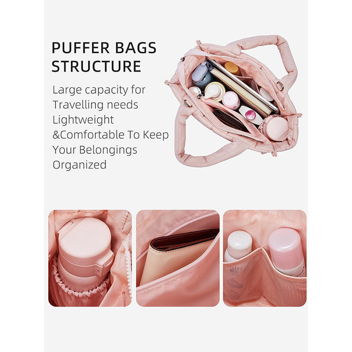 Fashionable Shoulder Bag Made of Quilted Material Kalsten