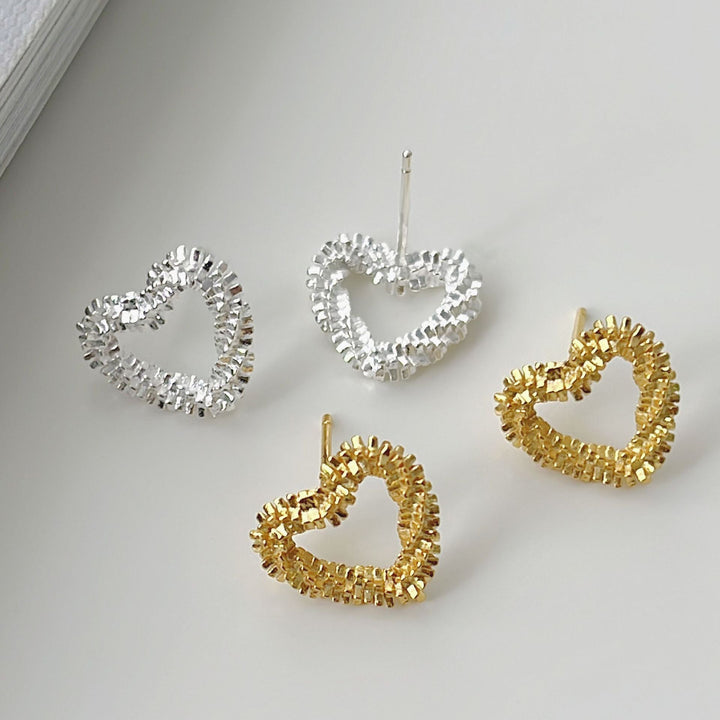 Sparkling Heart Earrings Kalsten