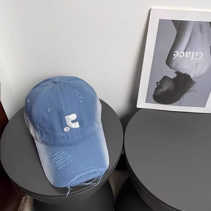 Women's Distressed Denim Baseball Cap Kalsten 1784084028