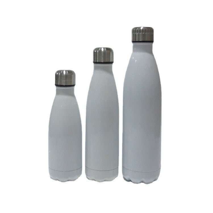 Ladies stainless steel insulated bottle with innovative grip surface Kalsten