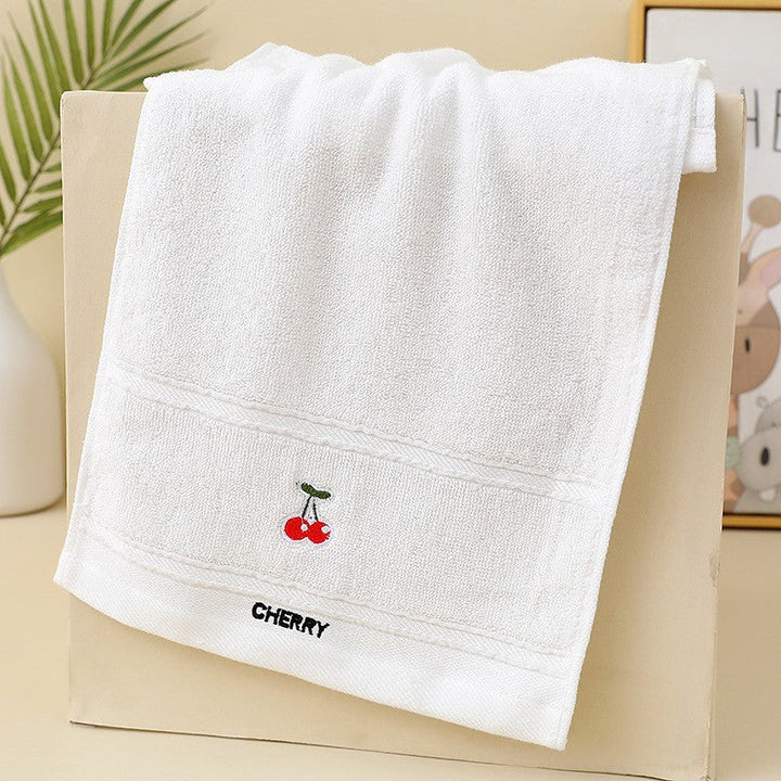Ladies cotton towel with fresh pear motif Kalsten