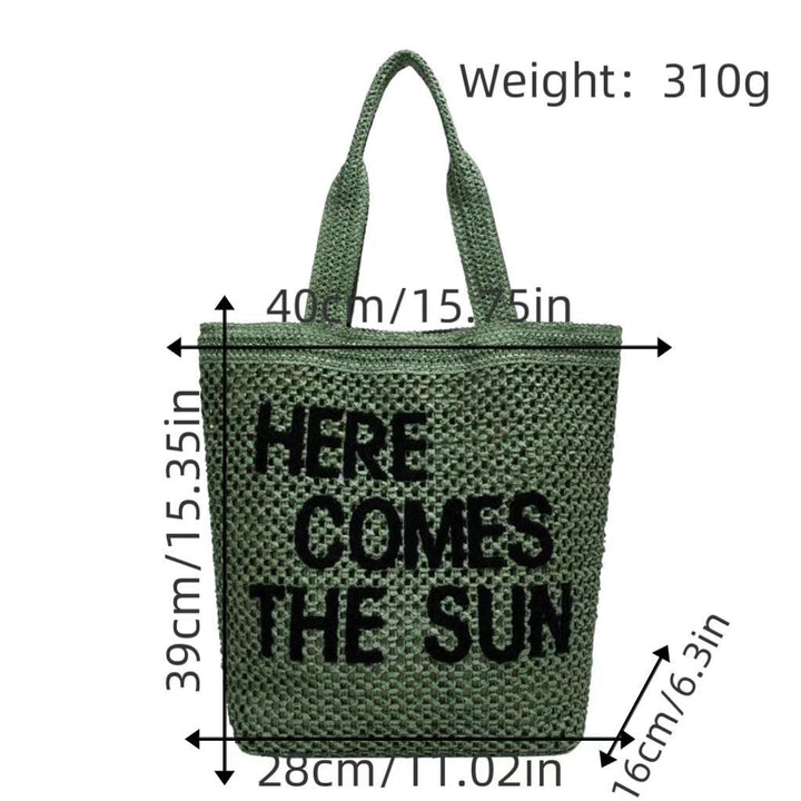Tote bag with creative lettering Kalsten