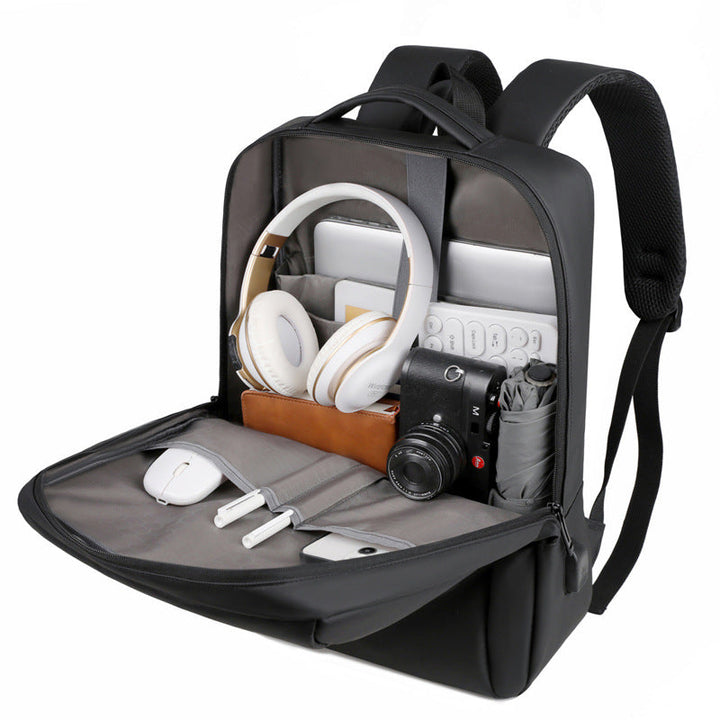 Elegant laptop backpack with thoughtful interior compartment and ergonomic design Kalsten