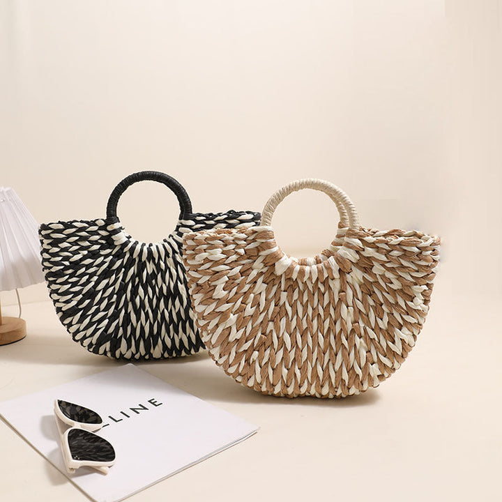 Braided basket bag with unique design Kalsten