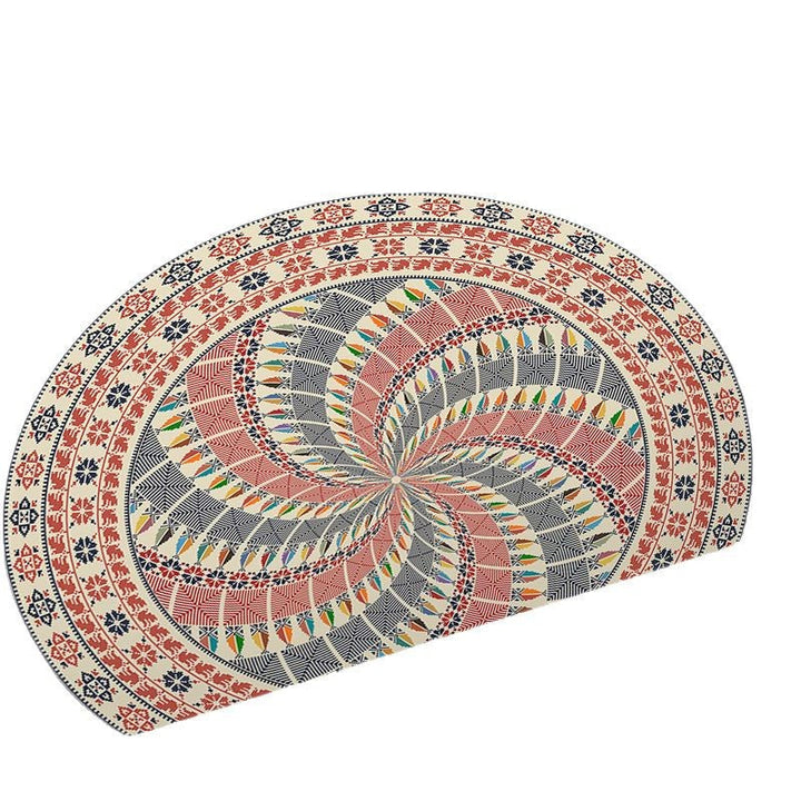 Round Geometric Area Mat Kalsten