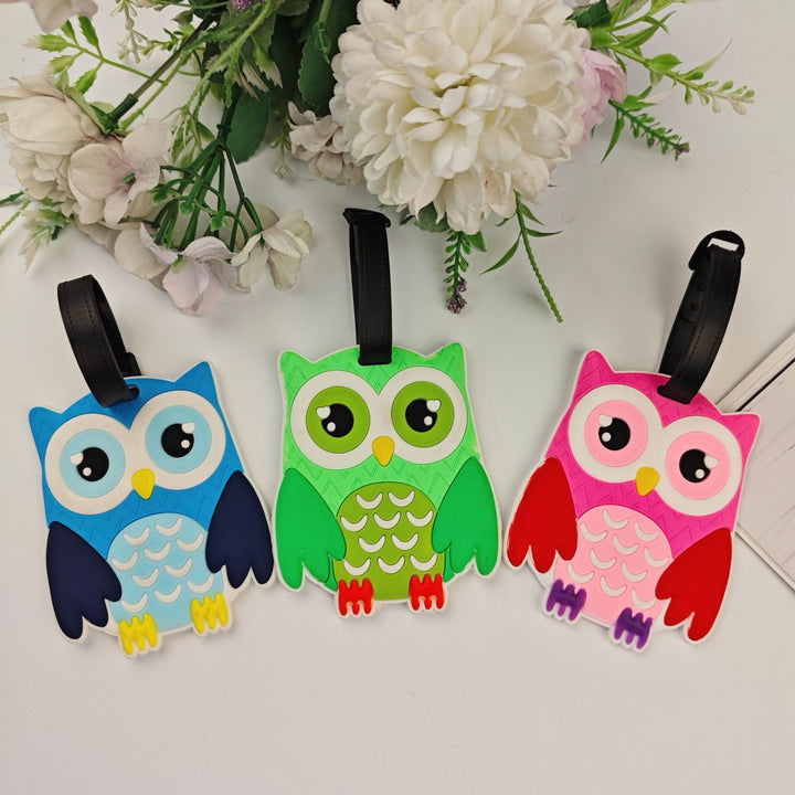 Unisex Playful Owl Luggage Tag Kalsten