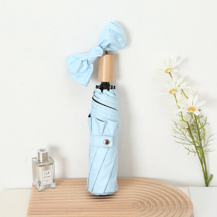 Ladies elegant garden folding umbrella with floral design Kalsten