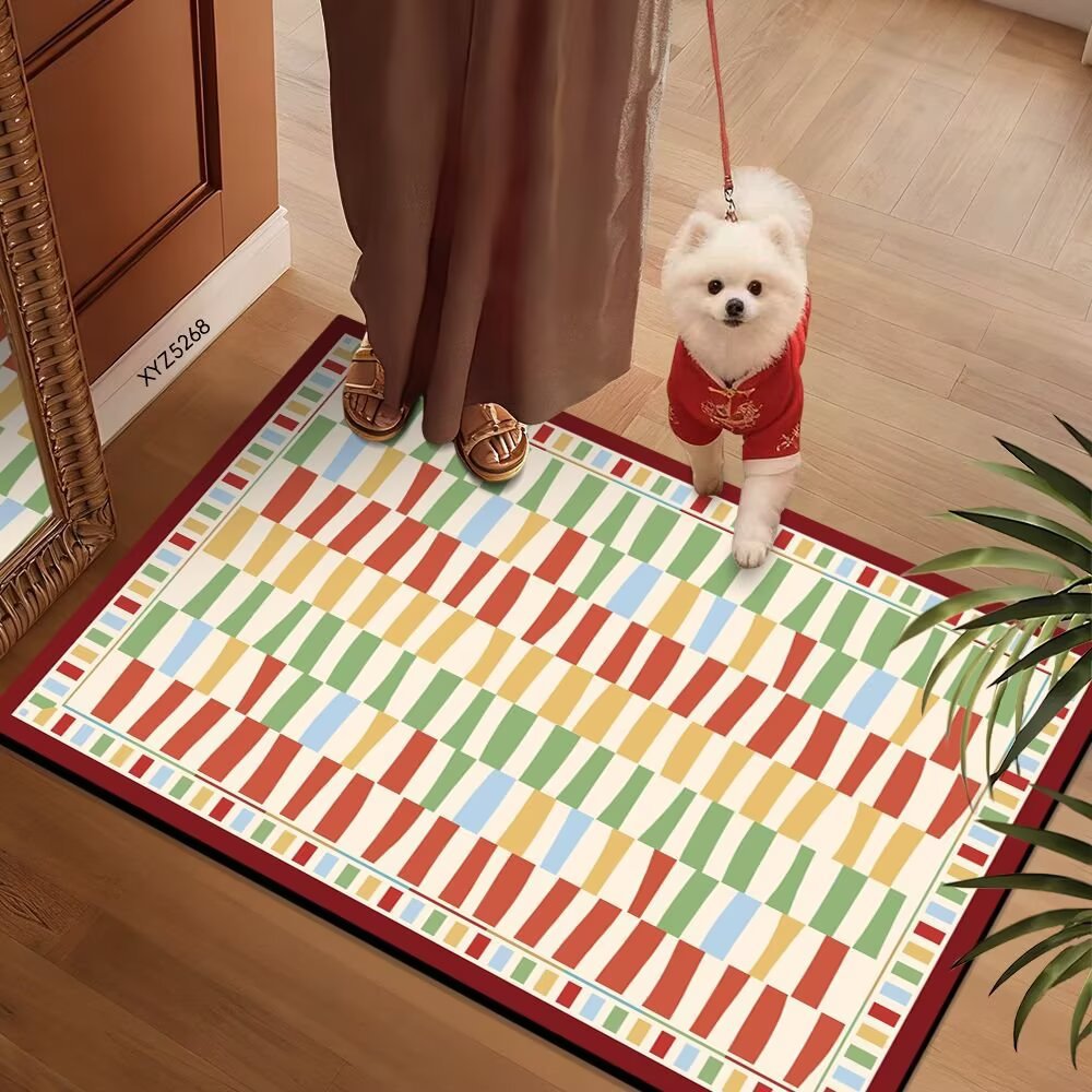 Colorful Patterned Floor Mat Kalsten