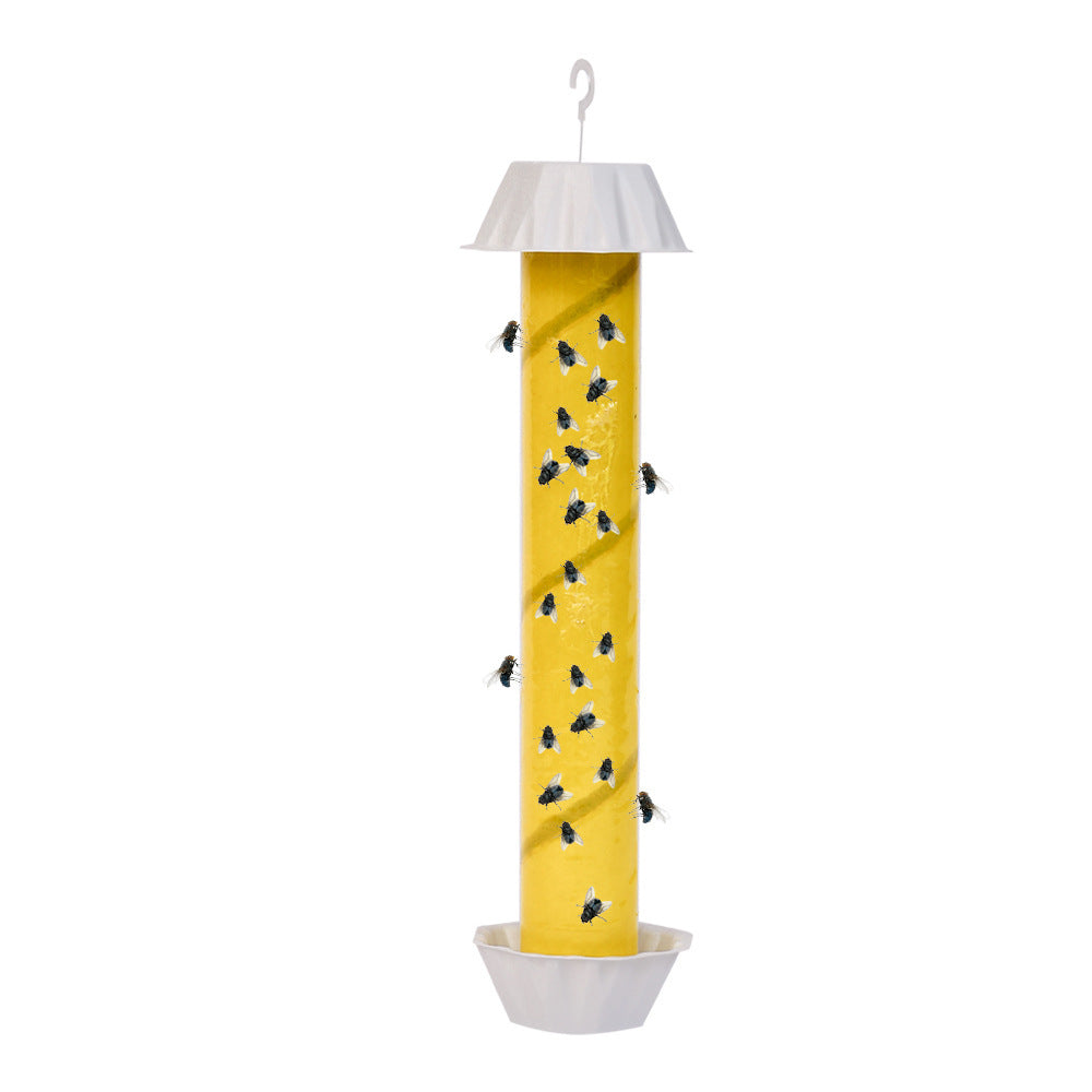 Hanging suet cylinder bird feeder with protective cap and drainage tray Kalsten