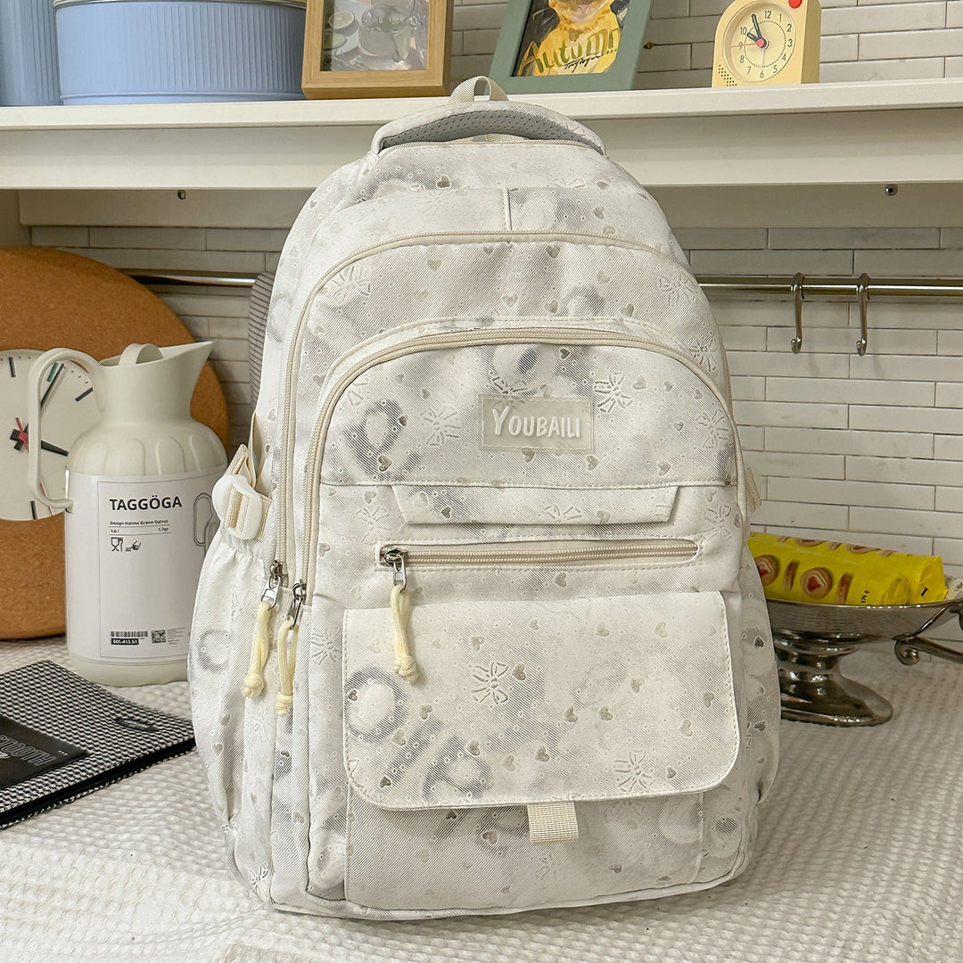 Fashion-Forward Patterned School Backpack
