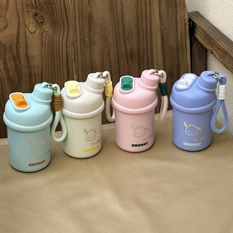 Women's insulated drinking bottle with innovative closure system and cute animal design Kalsten