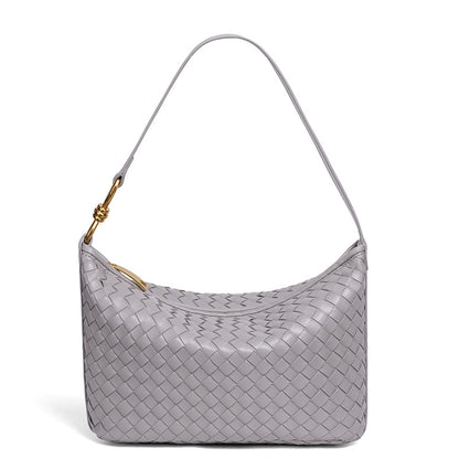 Stylish Woven Leather Handbag Acalora