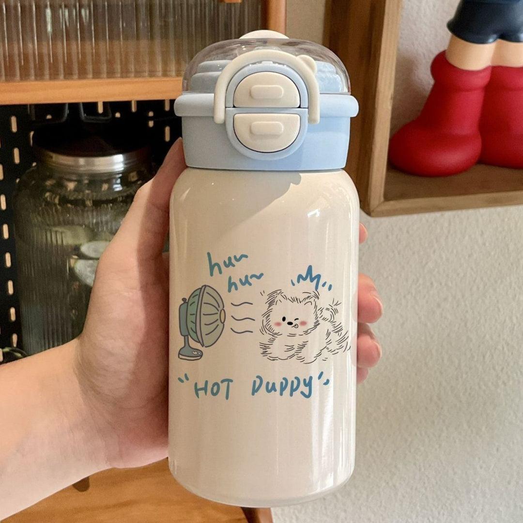 Women's practical drinking bottle with playful animal design Kalsten