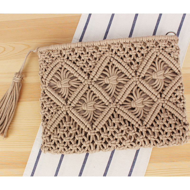 Macrame Clutch with Filigree Design Kalsten