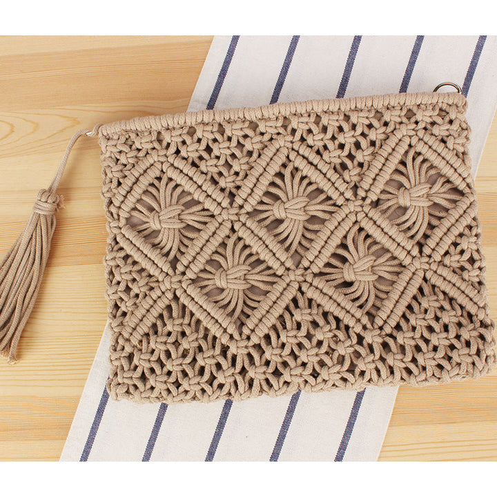 Macrame Clutch with Filigree Design Kalsten
