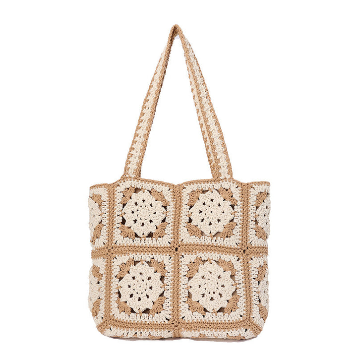 Handmade crochet bag with geometric patterns Kalsten