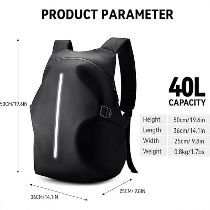 Motorcycle backpack with Reflective Safety Details Kalsten