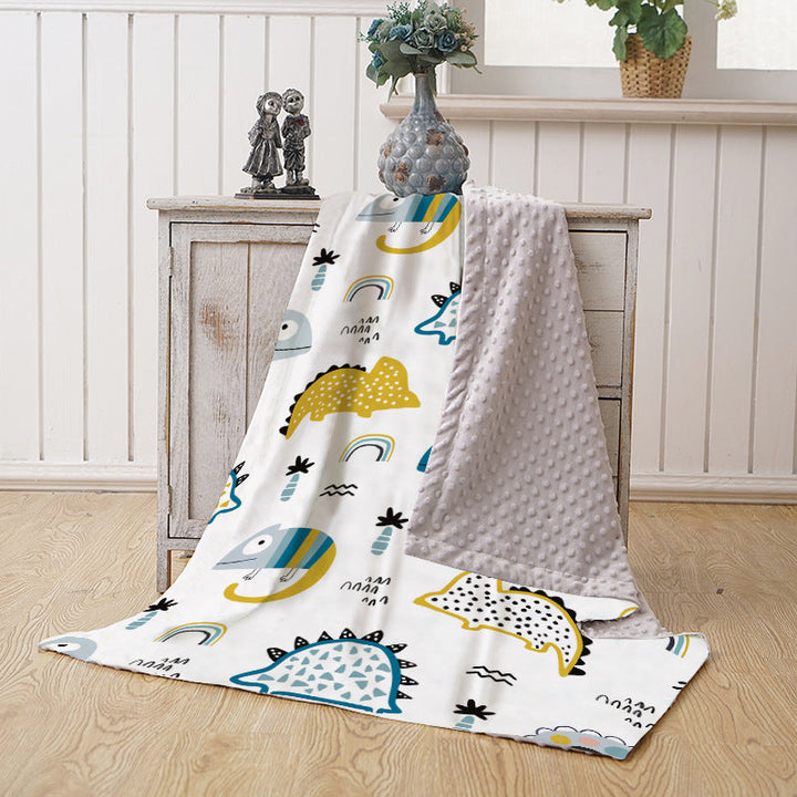 Women’s cuddly blanket in dinosaur design Kalsten
