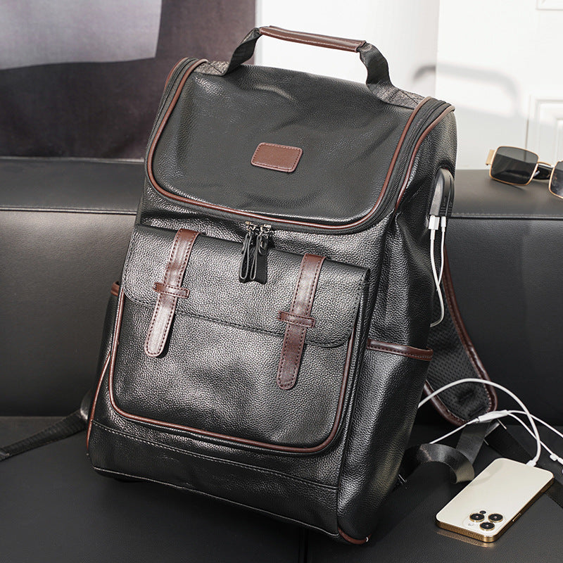 Elegant Multifunctional Laptop Backpack with Sturdy Compartments Kalsten
