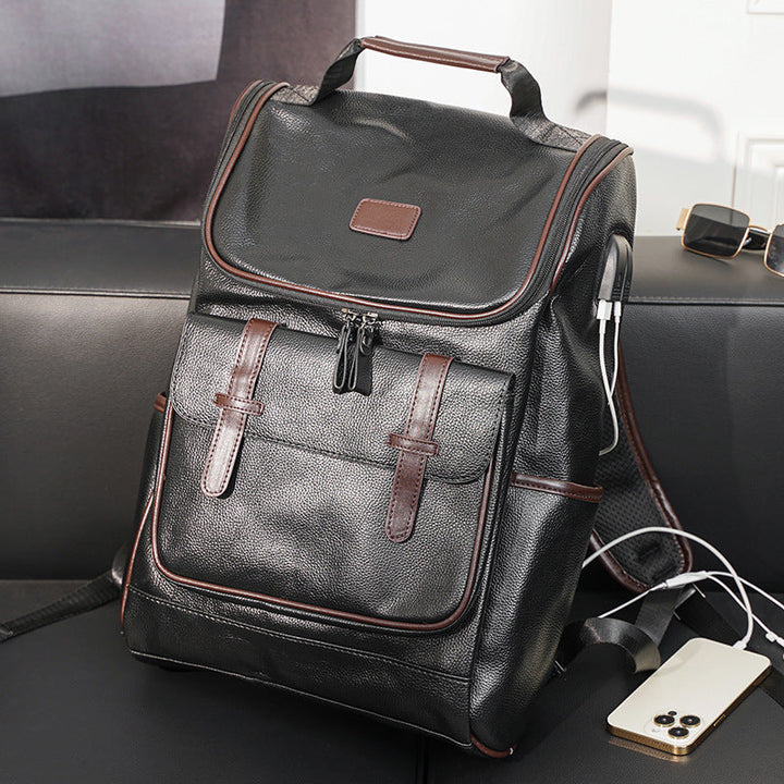Elegant Multifunctional Laptop Backpack with Sturdy Compartments Kalsten
