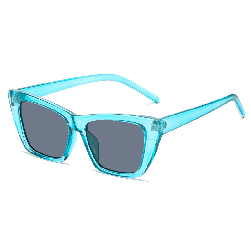 Women's trendy oversized sunglasses with innovative transparent frame Kalsten