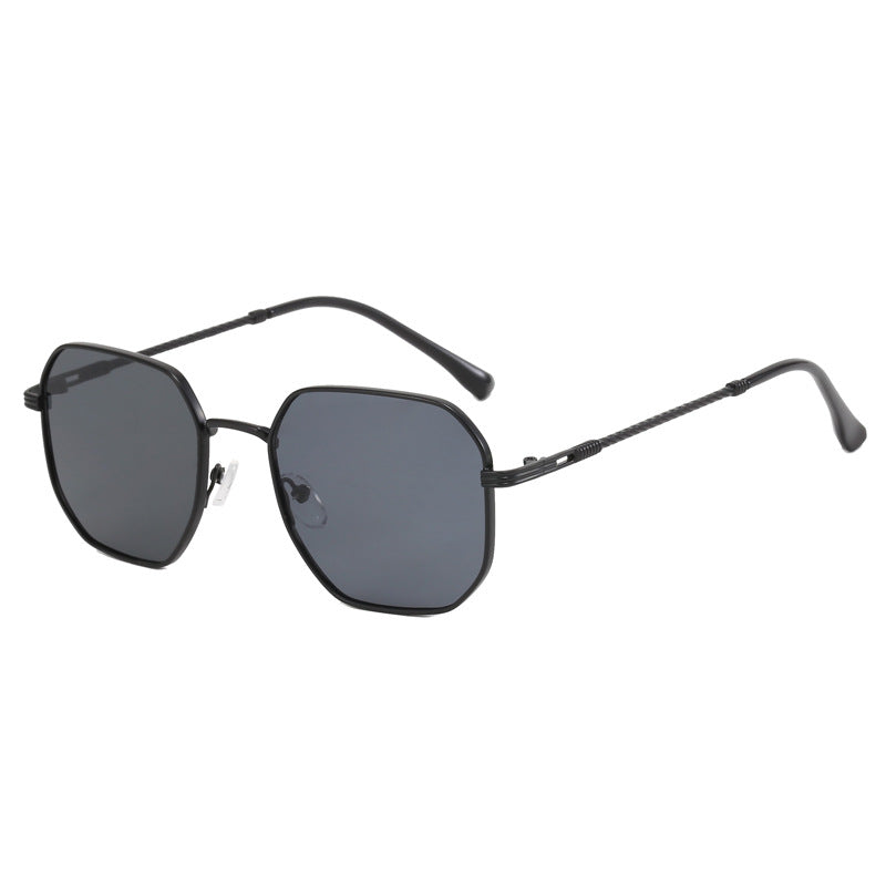 Ladies extravagant geometric sunglasses with striking metal frame Kalsten